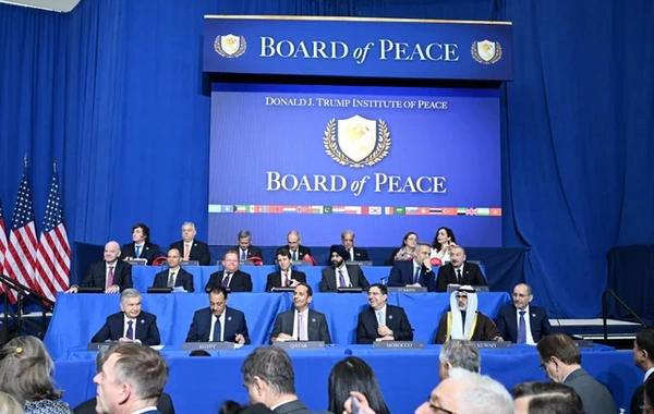 Президент Ильхам Алиев принимает участие в первом заседании "Совета мира" в Вашингтоне