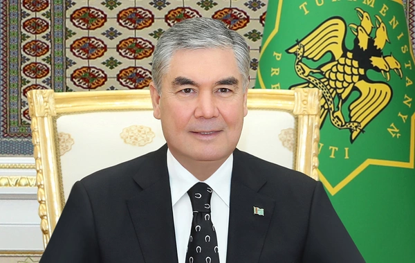 Qurbanqulu Berdiməhəmmədov Azərbaycan Prezidentini təbrik edib