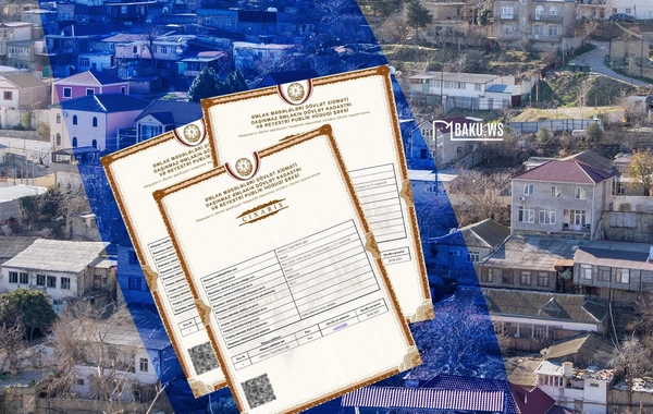 Çıxarışsız evlərə böyük MÜJDƏ: Dövlət qeydiyyatı ilə bağlı YENİ TƏKLİF