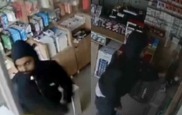 Bayram günü telefon dükanına girib 10 000 manatlıq OĞURLUQ etdi - ANBAAN VİDEO