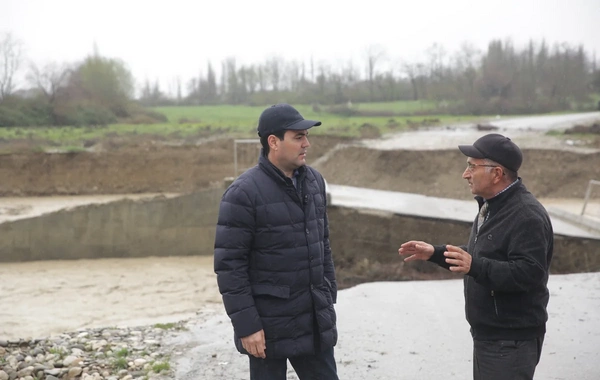 Xaçmazda aramsız yağan leysan nəticəsində 537 evi su basıb