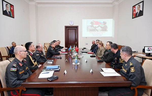 Azərbaycan ilə Türkiyə hərbi nümayəndə heyətlərinin görüşü keçirilib