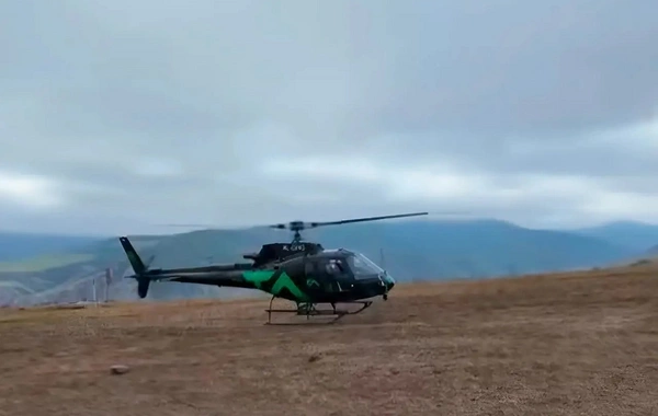Azərbaycanda helikopterlərlə qızıl axtarışının GÖRÜNTÜLƏRİ