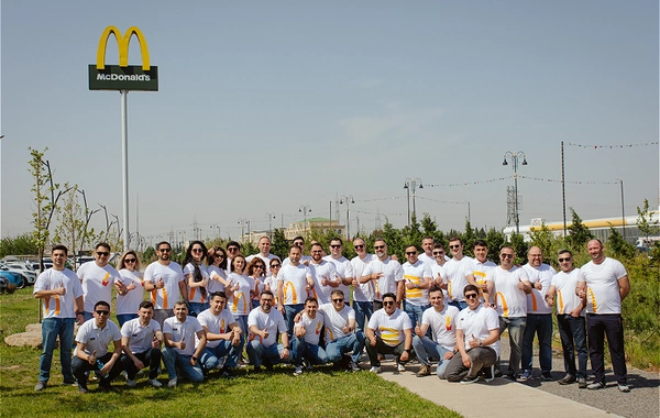 "McDonald's Azərbaycan" şirkəti Sumqayıtda ağacəkmə aksiyası təşkil edib