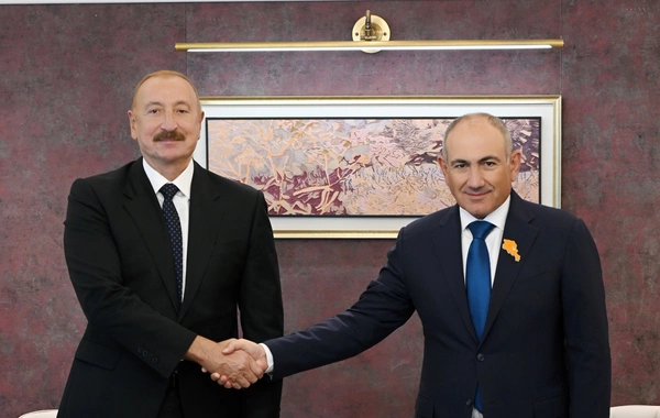 İlham Əliyevin Nikol Paşinyanla görüşü Gürcüstan mediasında