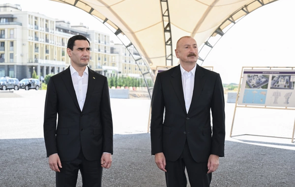 Azərbaycan və Türkmənistan prezidentləri Füzuli şəhərinin dağıdılmış yerlərinə baxıblar