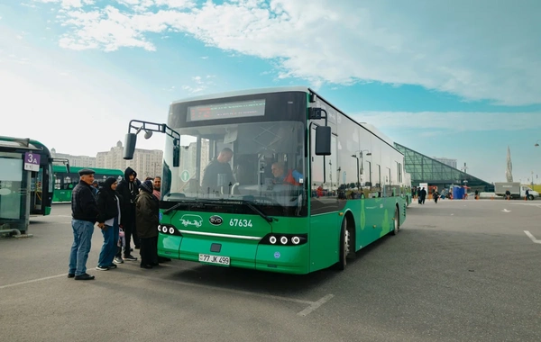 Bu marşrut xəttlərinin avtobusları tam elektrikləşdirilib
