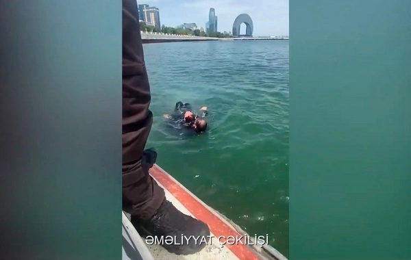 Dənizdə batma təhlükəsində olan şəxs xilas edilib