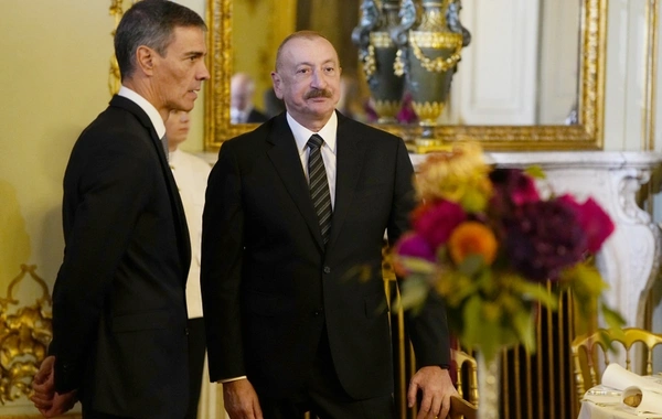 Prezident İlham Əliyev Kopenhagendə ziyafətdə iştirak edib
