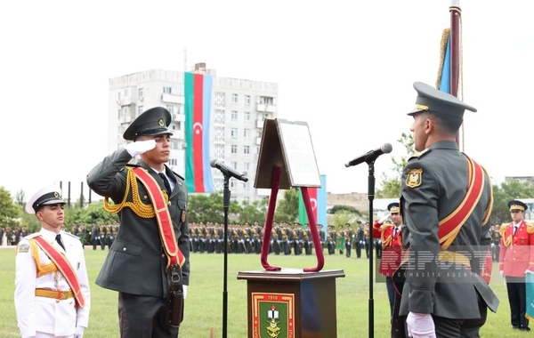 Heydər Əliyev adına Hərbi İnstitutda buraxılış mərasimi keçirilib
