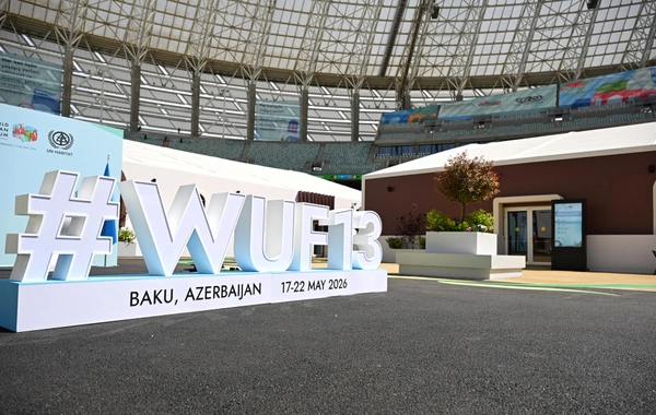 Prezident İlham Əliyev Bakı Olimpiya Stadionunun ərazisində WUF13 ilə bağlı görülən işlərlə tanış olub