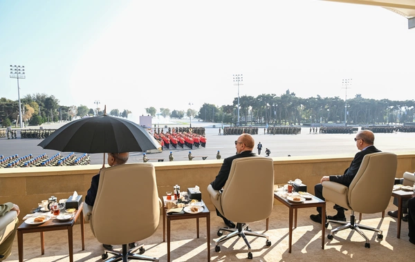 Vətən müharibəsində Qələbənin beşinci ildönümünə həsr olunmuş Hərbi parad keçirilib