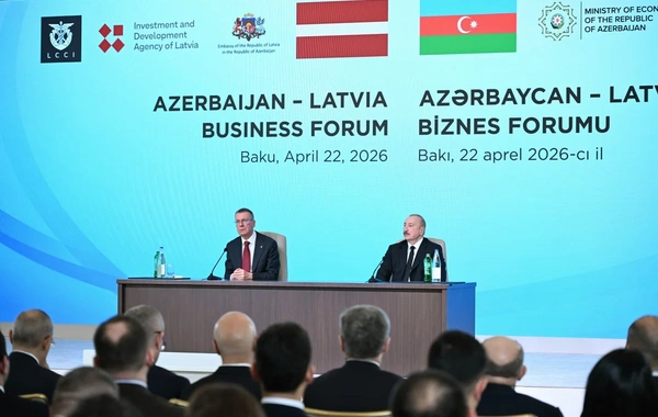 An Azerbaijani-Latvian business forum was held in Baku