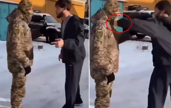 Ukraynada futbolçu ilə səfərbərlik əməkdaşları arasında insident