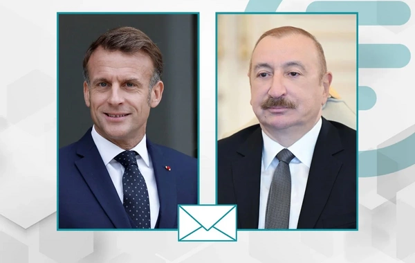 Emmanuel Makron İlham Əliyevi təbrik edib