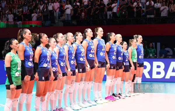 Avropa çempionatı: Azərbaycanın voleybol millisi ilk məğlubiyyətini alıb