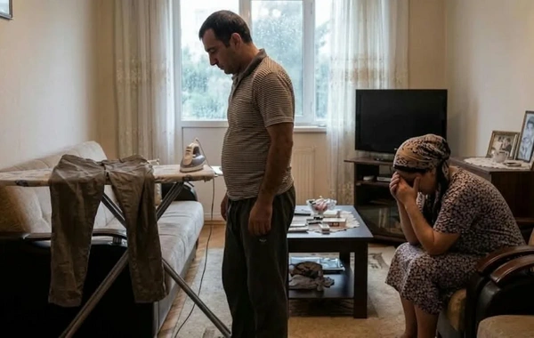 Bakıda kişi şalvarını ütüləməyən arvadını döydü