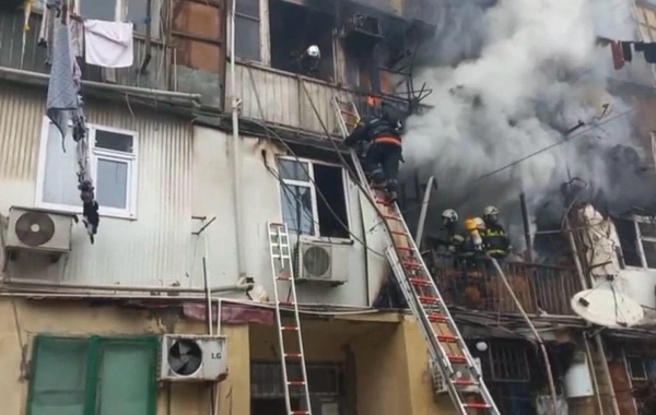 Dərnəgüldə yaşayış binasında YANĞIN SÖNDÜRÜLDÜ
