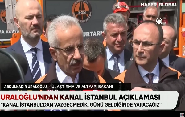Nazir Uraloğlu İstanbul kanalı üçün nöqtəni qoydu