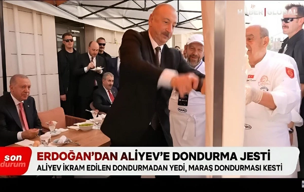 İlham Əliyev və Ərdoğandan Kahramanmaraşa simvolik ziyarət – dondurma jesti ilə tamamlanan səfər