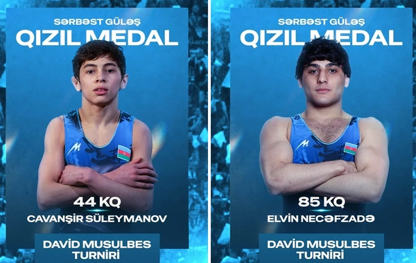 Azərbaycan güləşçiləri Rusiyada beynəlxalq turnirdə çempion olublar