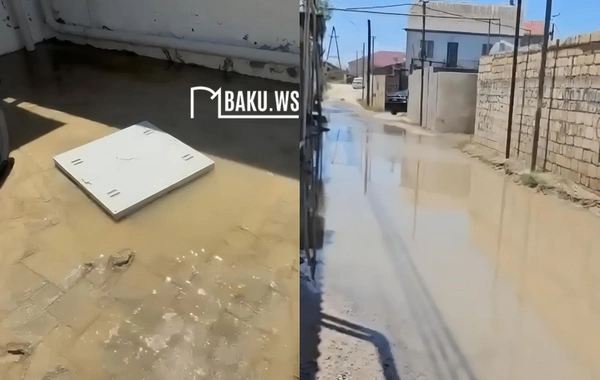 Novxanıda günlərdir yola axan su ilə bağlı ADSEA-dan AÇIQLAMA