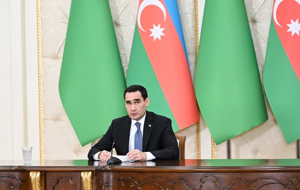 Azərbaycan və Türkmənistan prezidentləri mətbuata bəyanatlarla çıxış ediblər