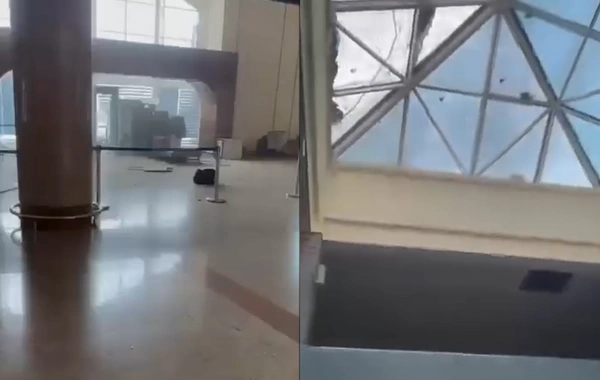 КАДРЫ изнутри аэропорта Нахчывана, пораженного иранским дроном