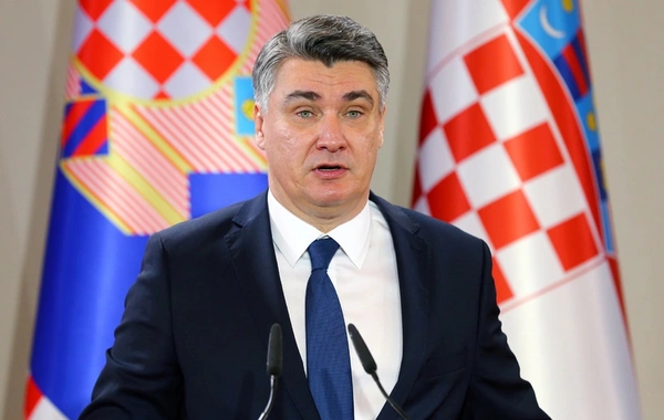 Xorvatiya Prezidenti İlham Əliyevi təbrik edib