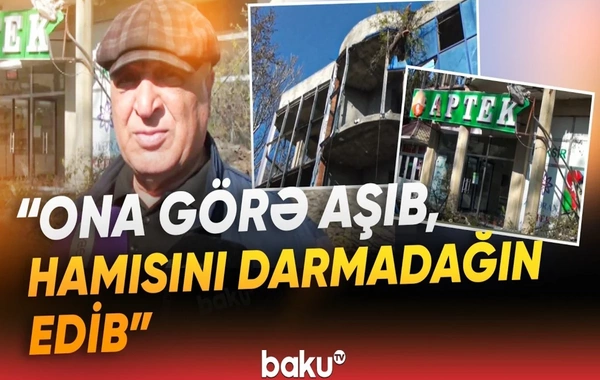 Mingəçevirdə iri ağac üçmərtəbəli obyektin üzərinə aşdı, aptekə ziyan dəydi