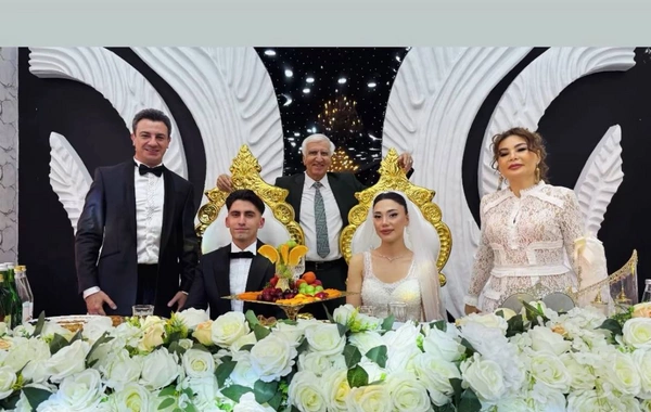 İlham Namiq Kamalın oğlunun toyundan görüntülər