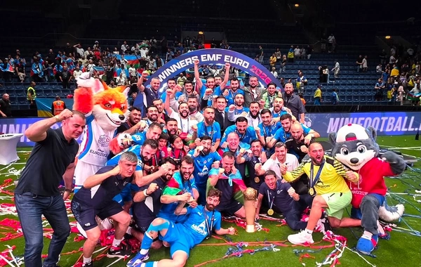 Azərbaycanın minifutbol millisi ikinci dəfə Avropa çempionu oldu
