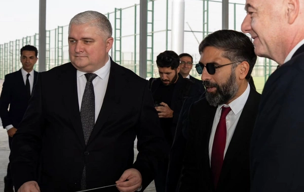 İnfantino Hövsanda inşa olunan meydançalara baxış keçirib