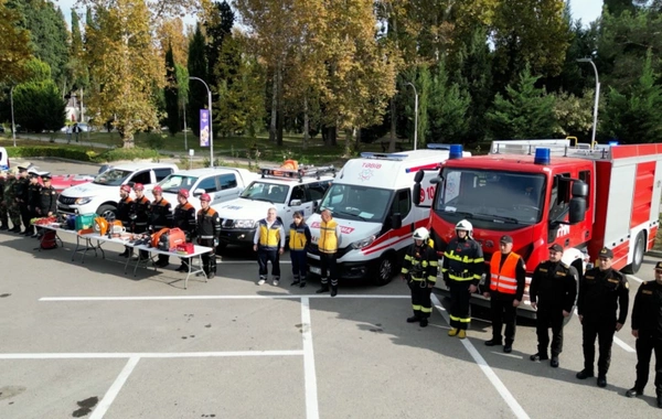 Mingəçevirdə qəza zamanı xilasetmə əməliyyatlarına dair təlim keçirilib