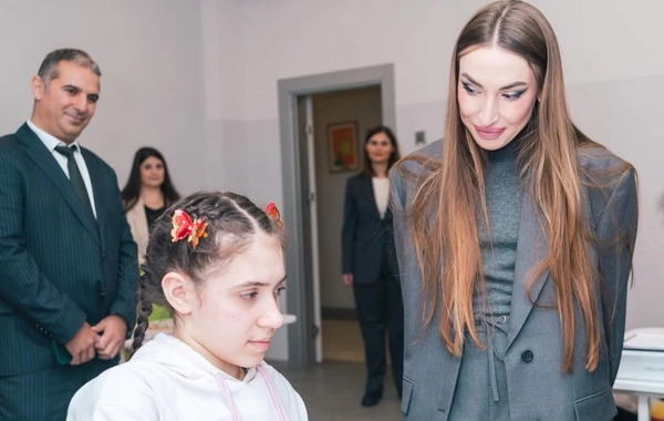 Alyona Əliyeva Autizm Mərkəzindən paylaşım edib