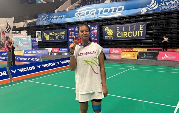Azərbaycan badmintonçusu Türkiyədə qızıl medal qazanıb
