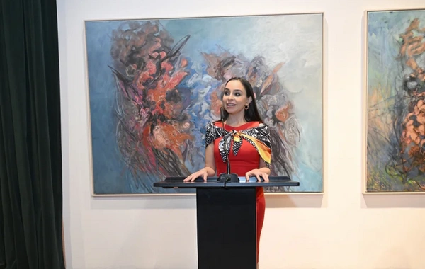 Leyla və Arzu Əliyevalar Tiranada MAMA Ana təbiət beynəlxalq incəsənət sərgisinin açılışına qatılıblar