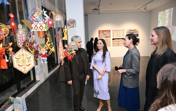 Leyla Aliyeva attended the exhibition "A House with a View of the Landscape"