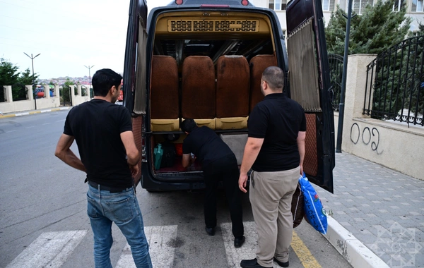 Xankəndi şəhərinə növbəti köç yola salınıb