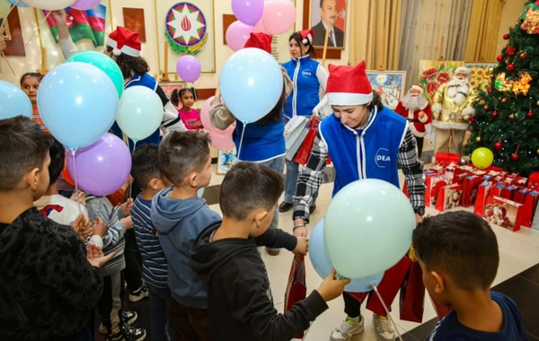 Leyla Əliyevanın təşəbbüsü ilə bir sıra uşaq müəssisələrində Yeni il tədbiri keçirilib