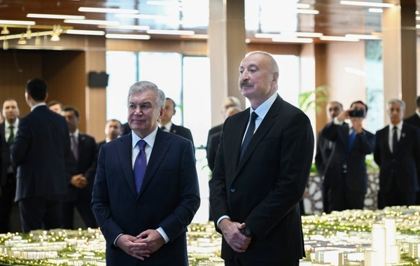 İlham Əliyev Özbəkistanda "Yeni Daşkənd" layihəsi ilə tanış olub