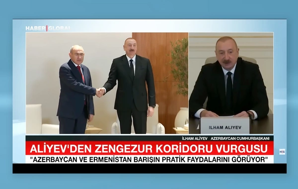 Haber Global İlham Əliyevin Avropa Siyasi Birliyi Sammitində Zəngəzur dəhlizi ilə bağlı çıxışına diqqət çəkdi