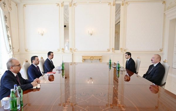 Prezident İlham Əliyev Türkiyənin ədliyyə nazirini qəbul edib