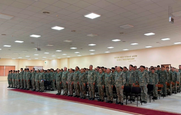 Azərbaycan Ordusunda Müstəqilliyin Bərpası Günü qeyd olunub