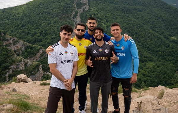 "Qarabağ" klubu Şuşada yeni formalarını təqdim edib
