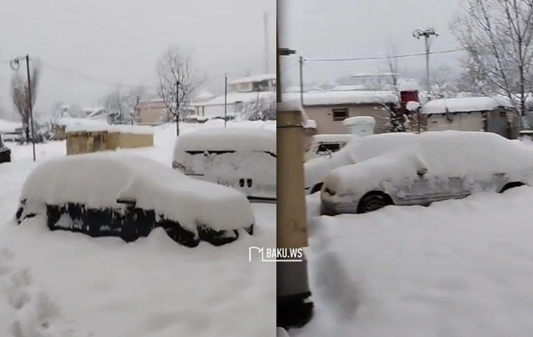 В Азербайджане зафиксирован рекордный снегопад