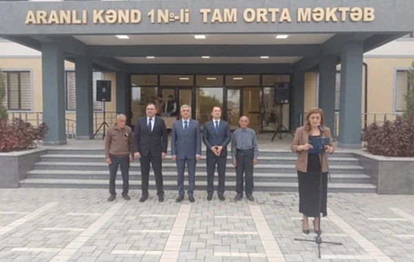 Heydər Əliyev Fondu İmişlidə yeni məktəb inşa edib