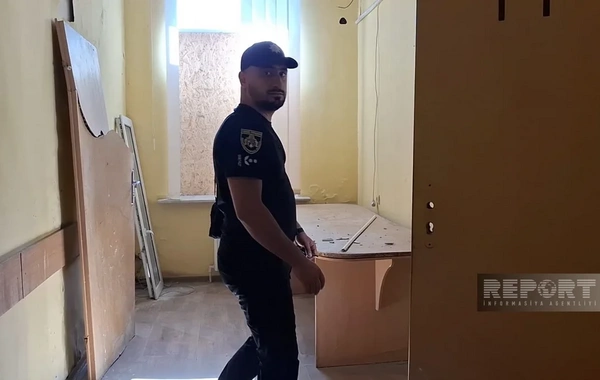 Pavloqradın azərbaycanlı polis rəisinin iş otağı dronla vurulub