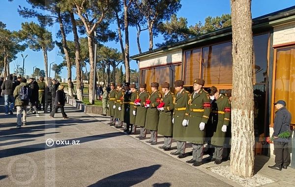 Milli Qəhrəman Şahin Tağıyev dəfn edilir