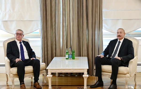 İlham Əliyev BMT-nin Terrorçuluqla Mübarizə İdarəsinin nümayəndəsi Aleksandr Zuyevi qəbul edib